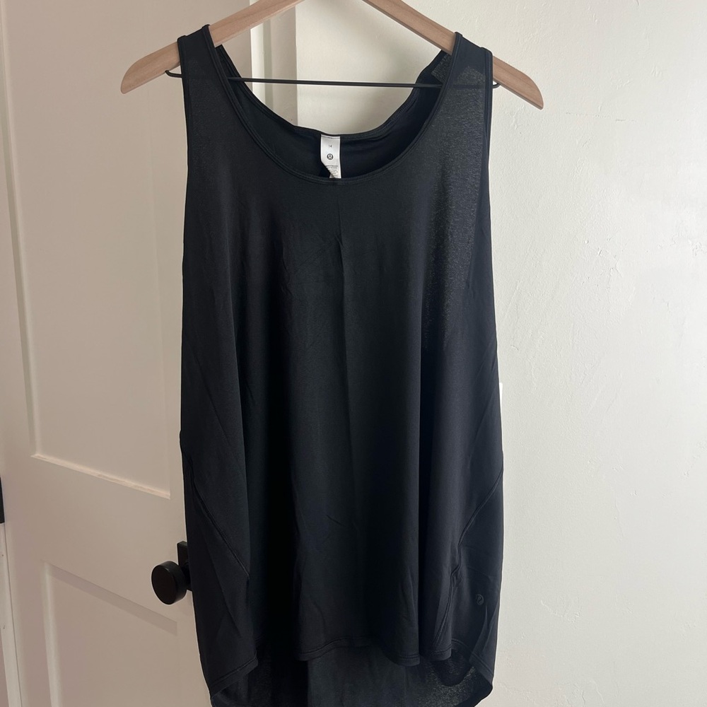 Lululemon Athletica Black Relaxed Tank Top